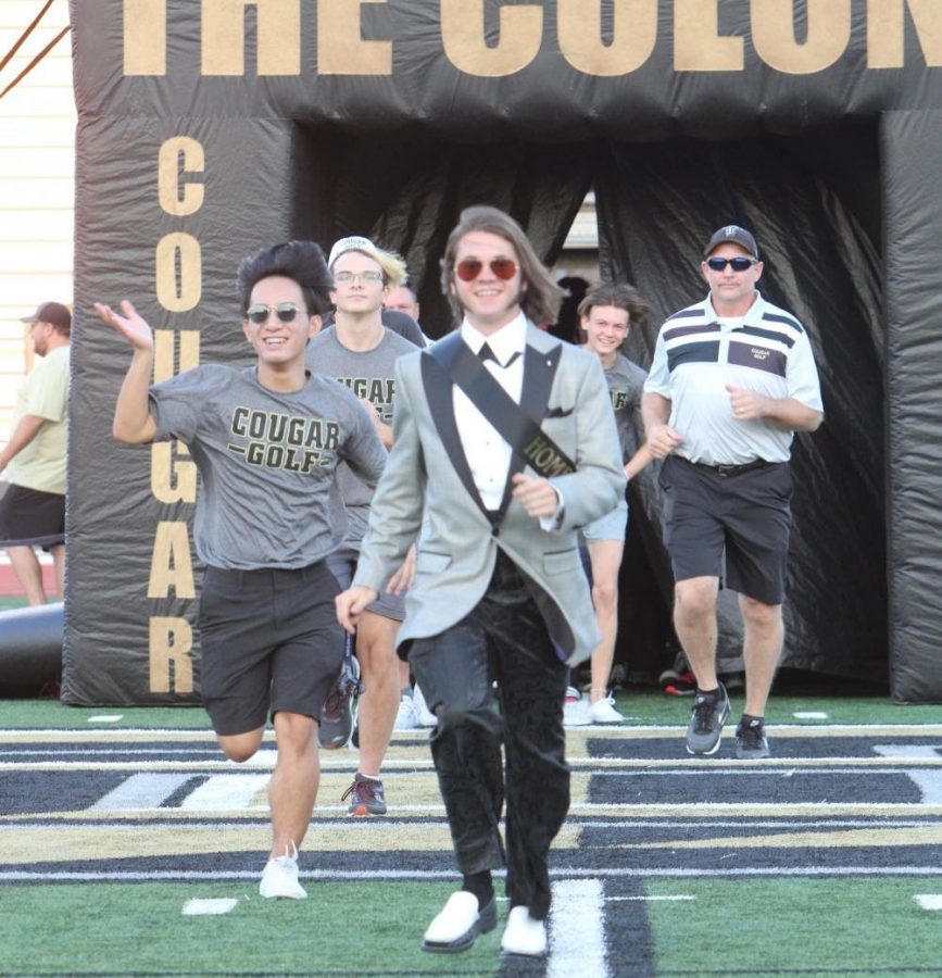 Junior Chase Meyer was voted Homecoming Prince. His name on the ballot was Suit Guy. 