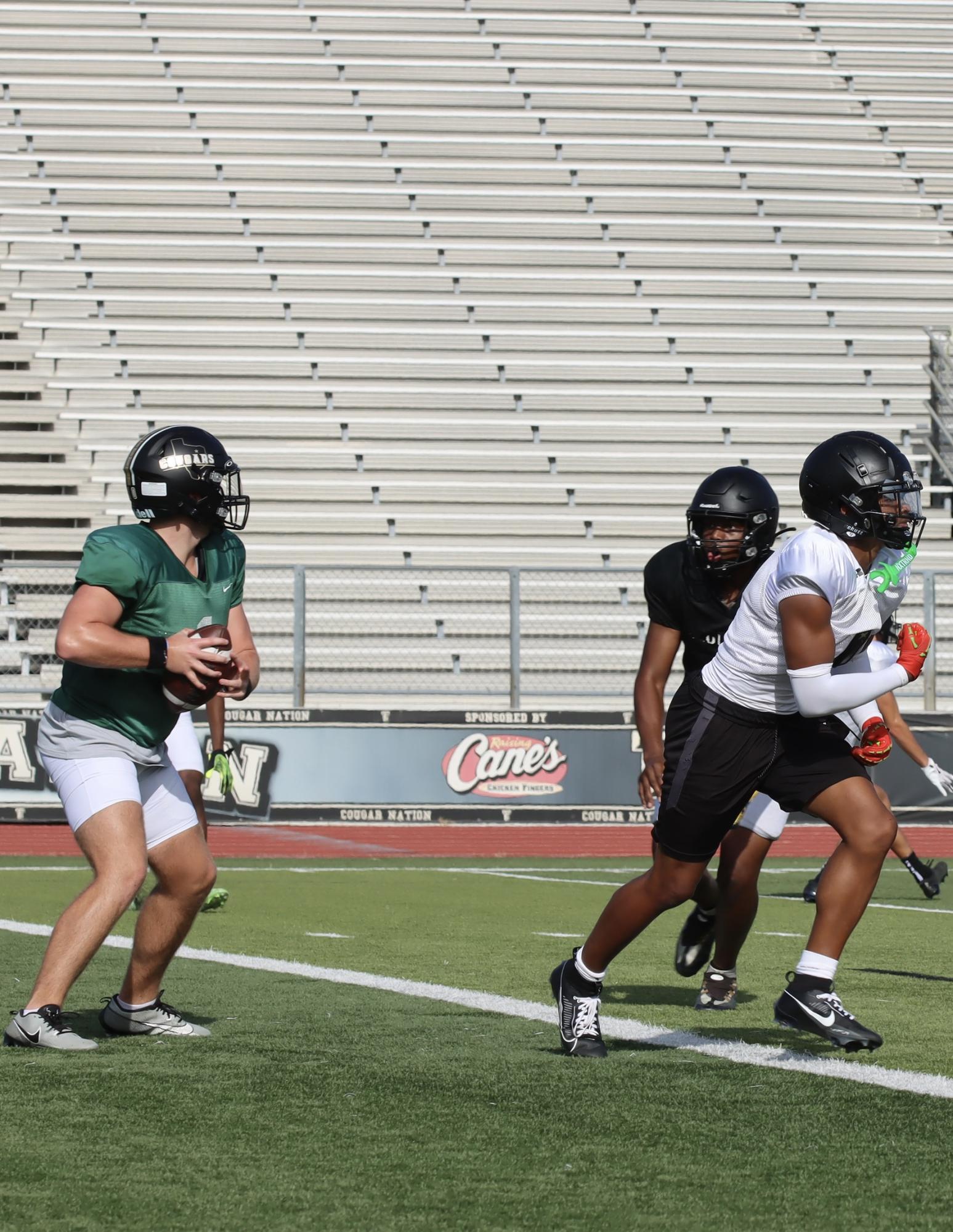 TCHS Football intra-squad scrimmage