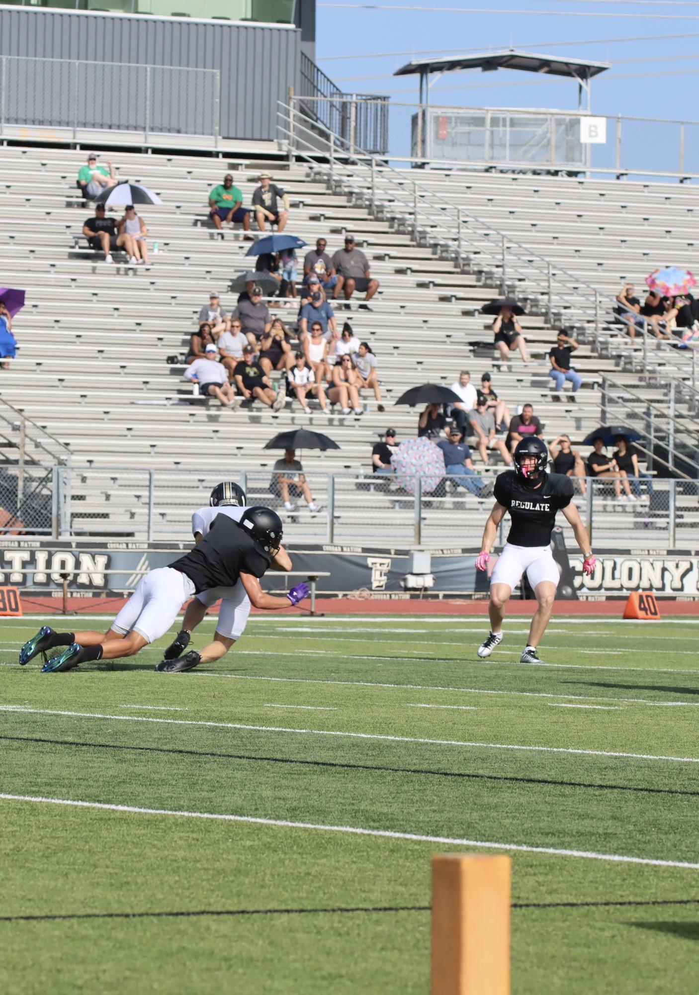 TCHS Football intra-squad scrimmage