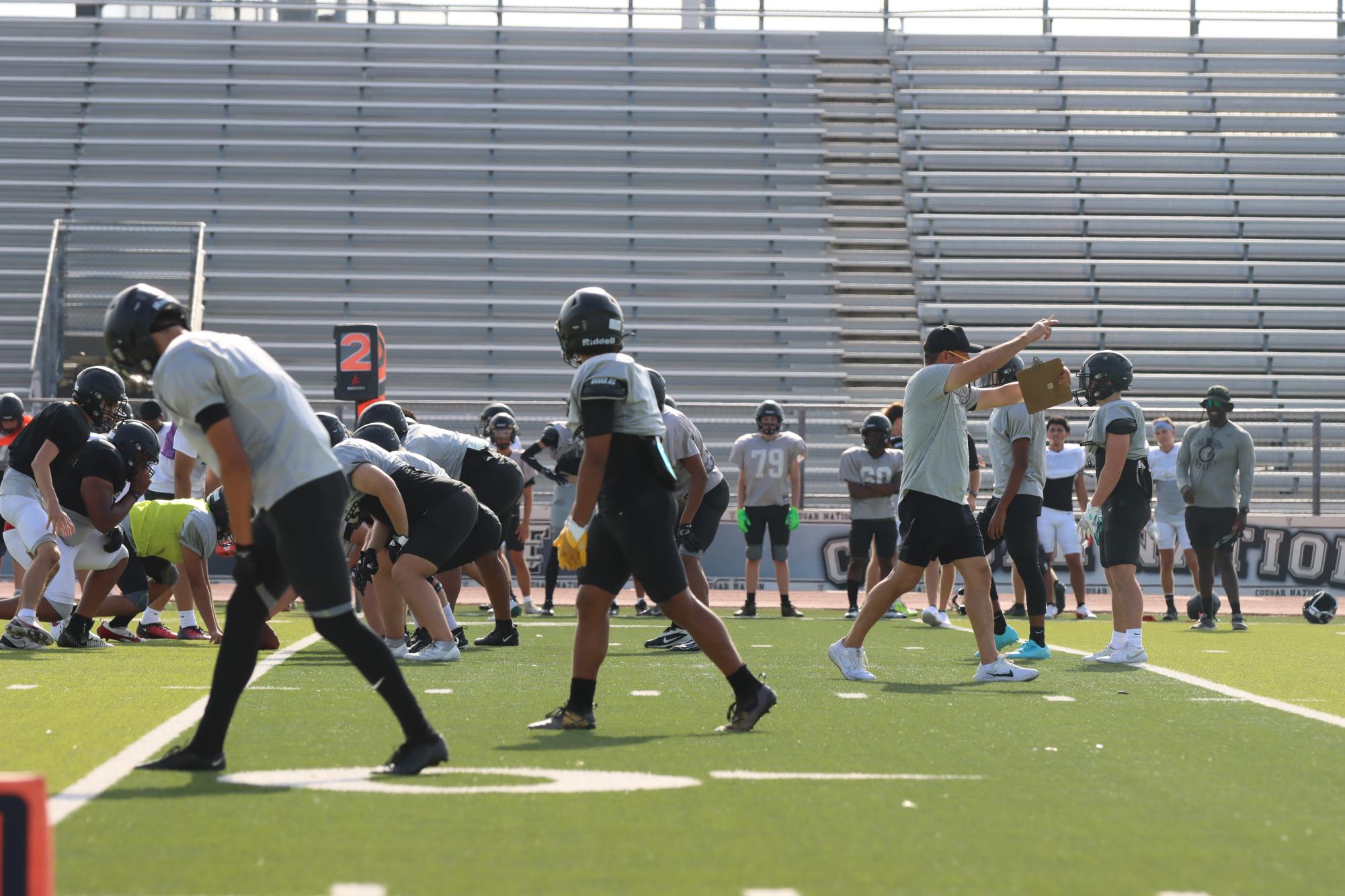 TCHS Football intra-squad scrimmage