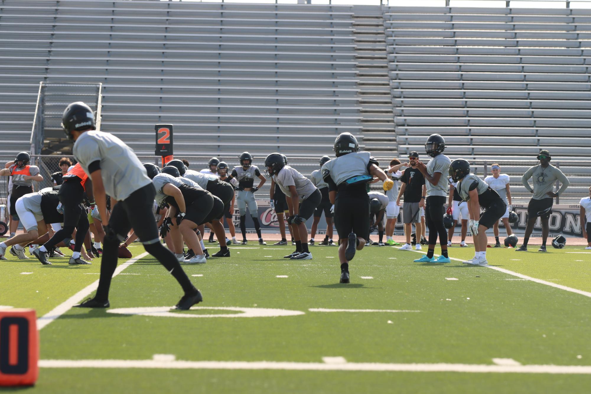 TCHS Football intra-squad scrimmage