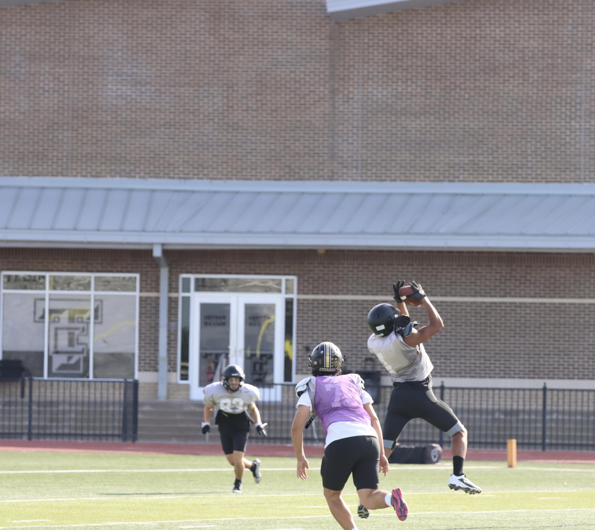 TCHS Football intra-squad scrimmage