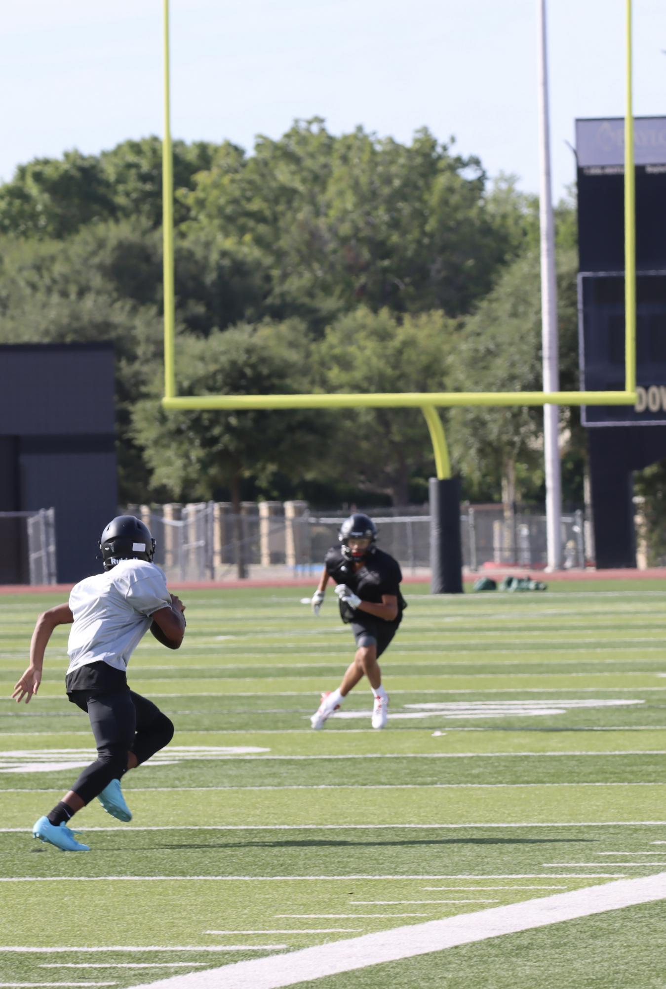 TCHS Football intra-squad scrimmage