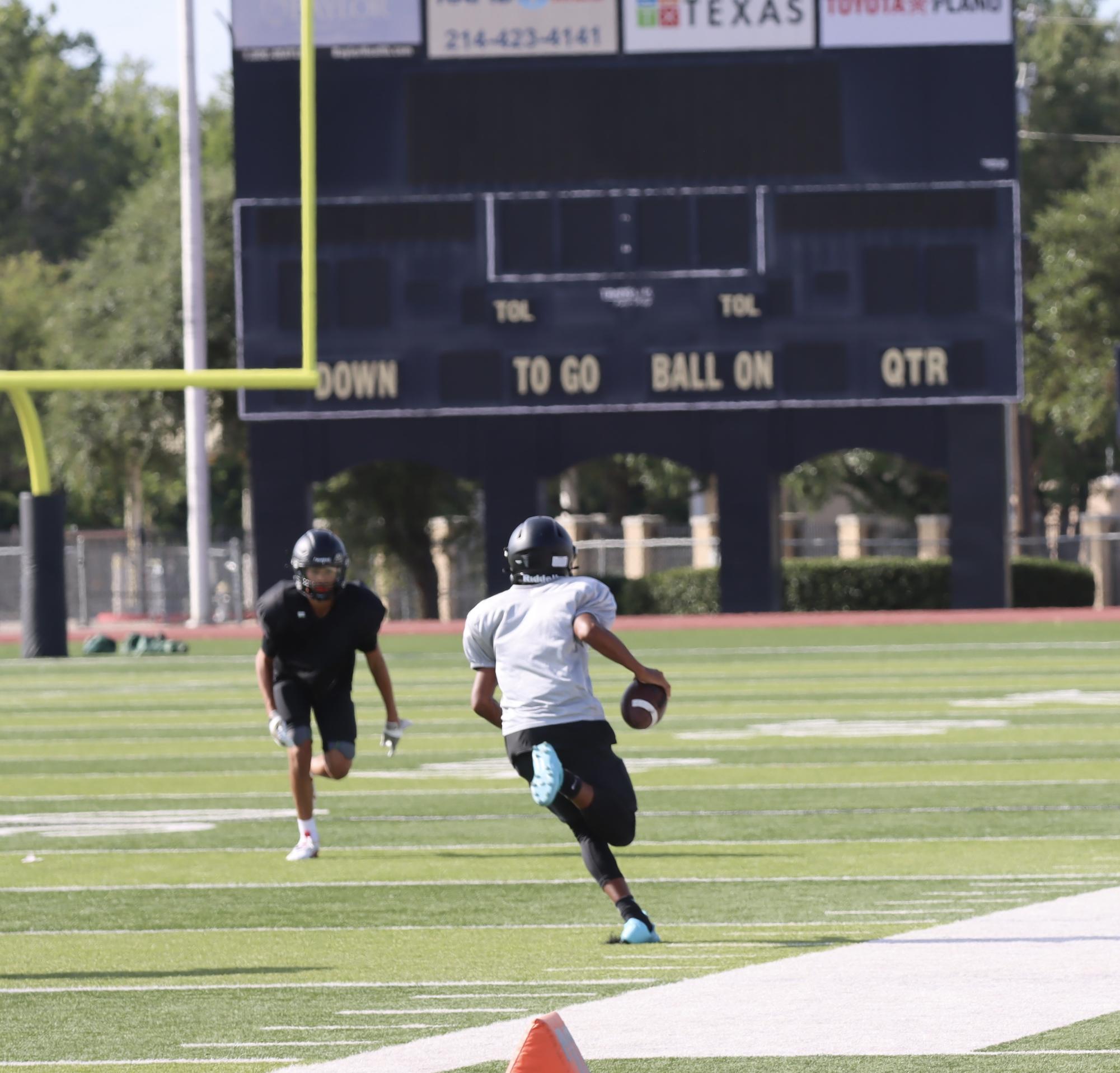 TCHS Football intra-squad scrimmage