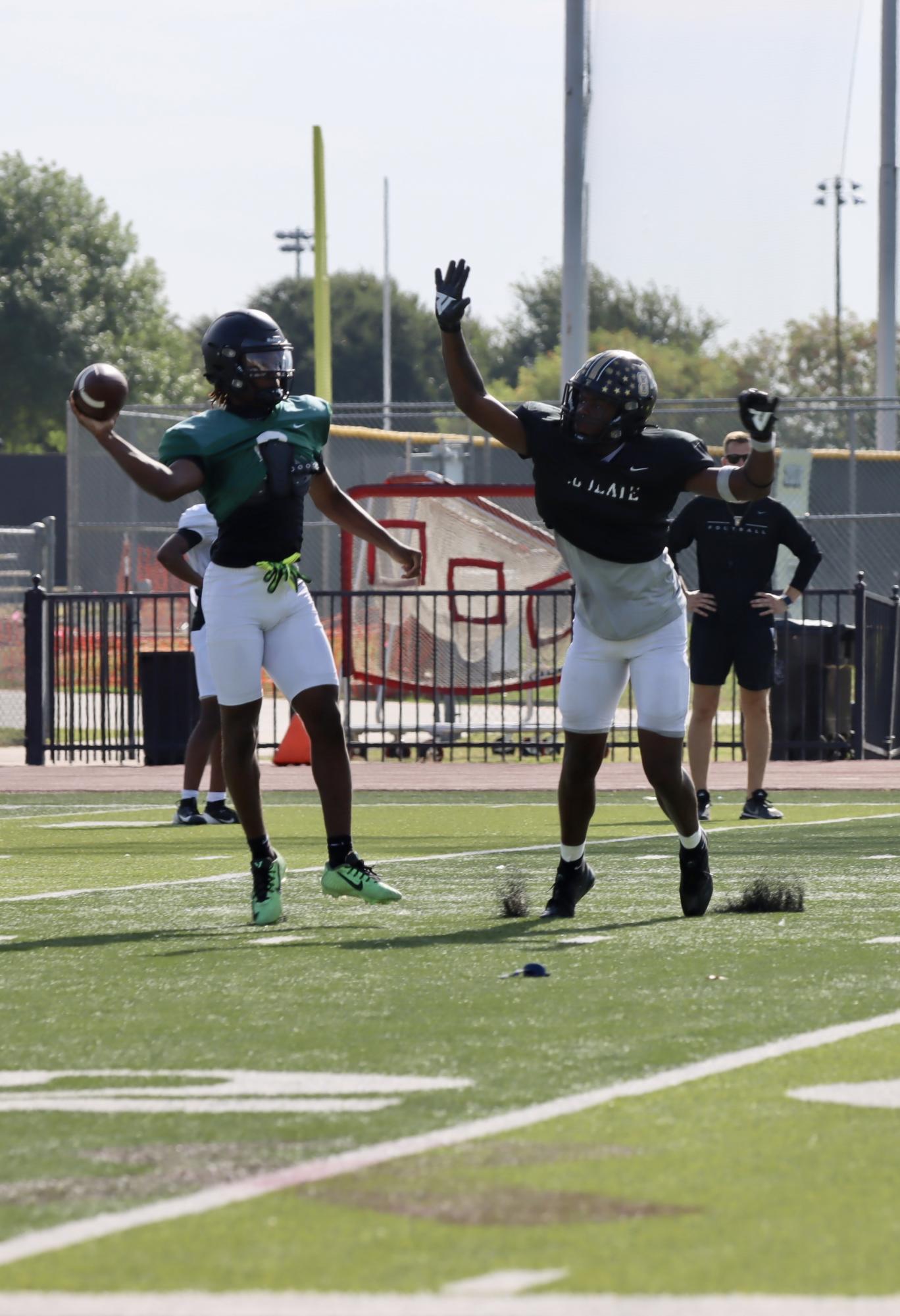 TCHS Football intra-squad scrimmage