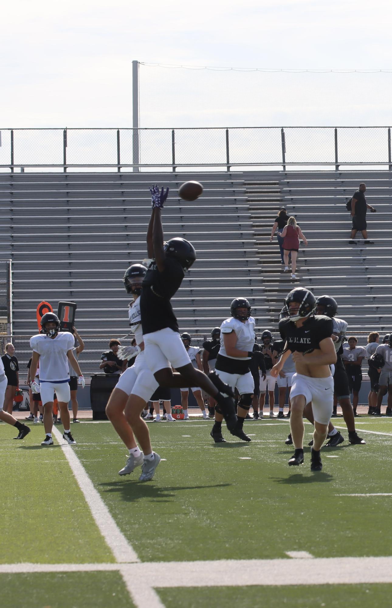 TCHS Football intra-squad scrimmage