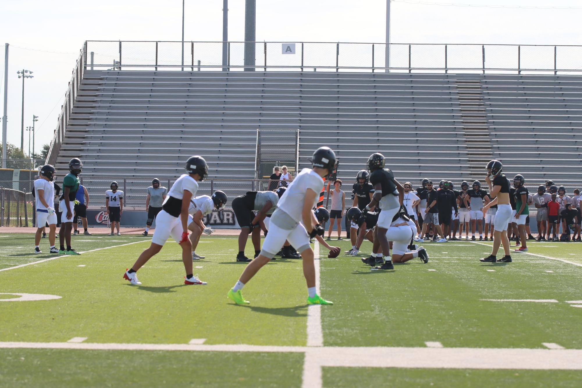 TCHS Football intra-squad scrimmage