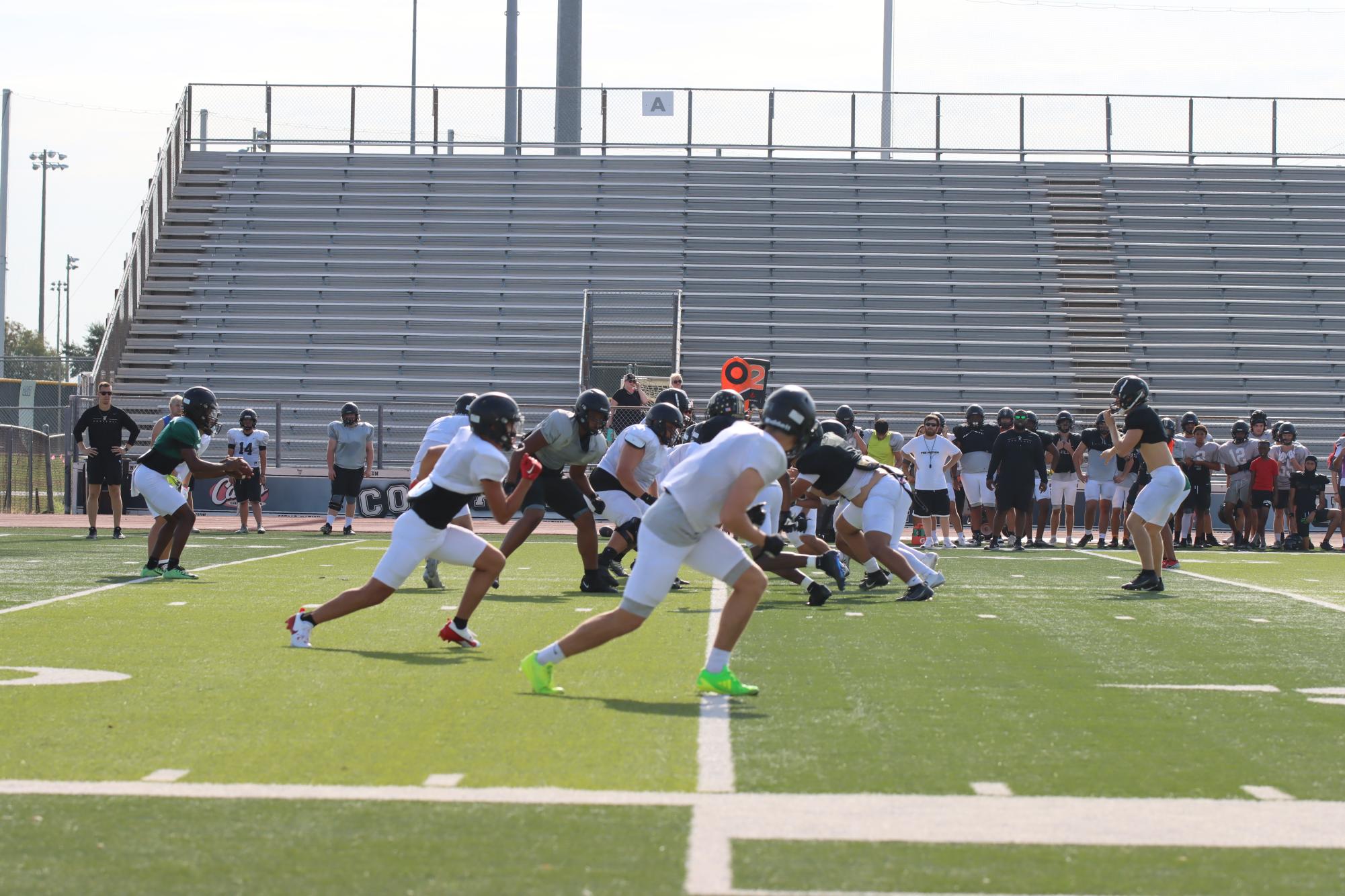 TCHS Football intra-squad scrimmage