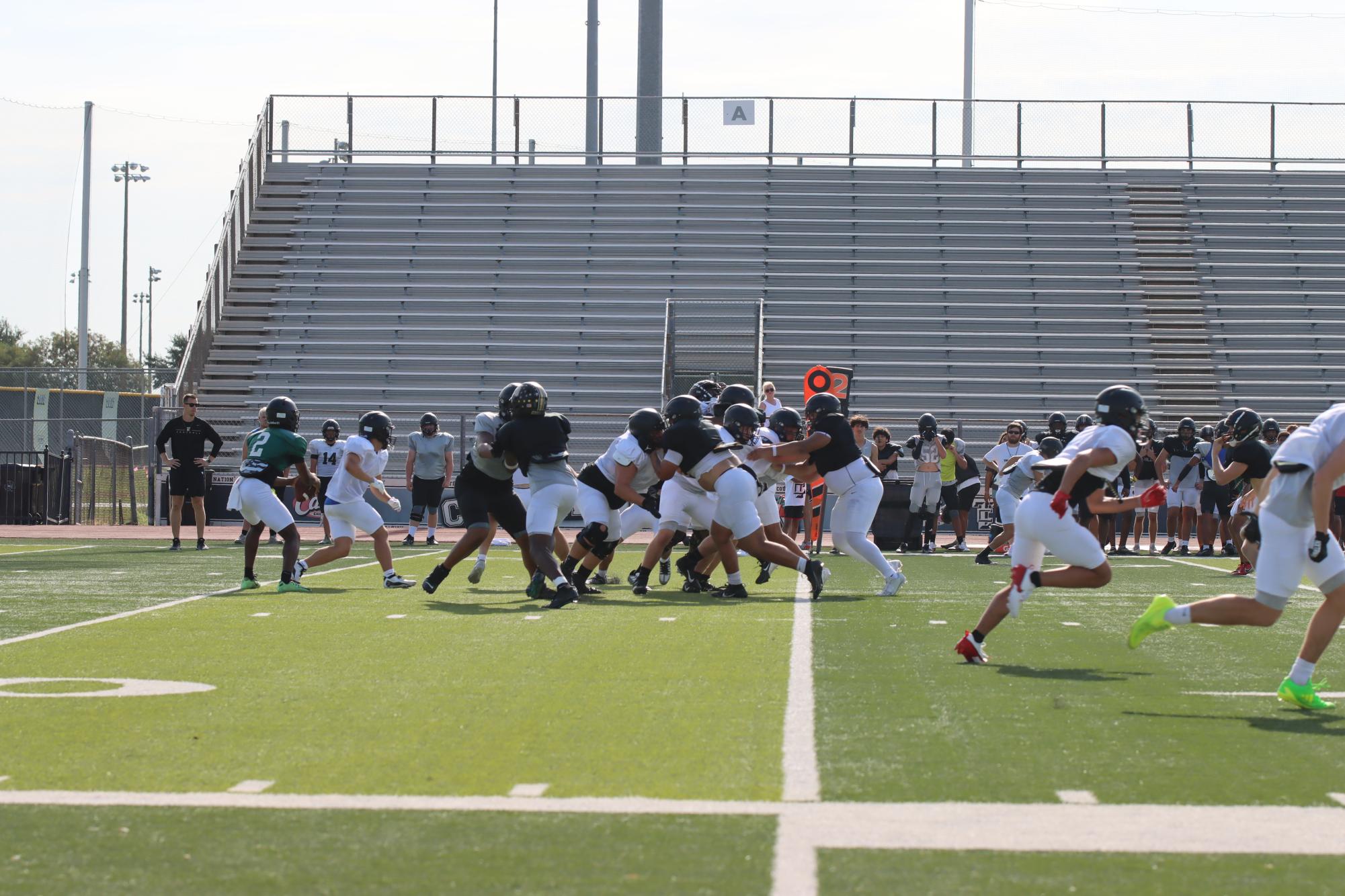 TCHS Football intra-squad scrimmage