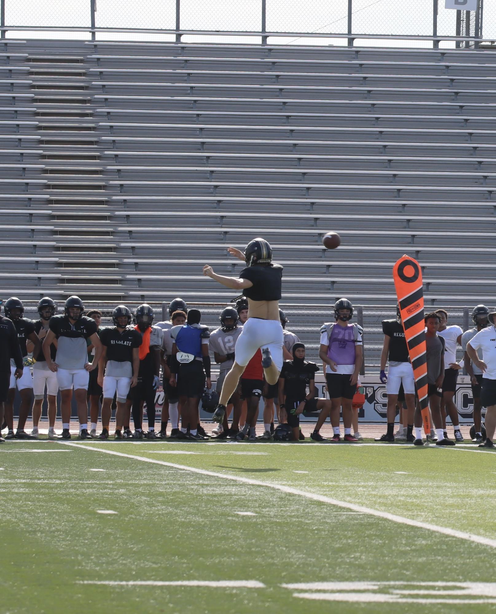 TCHS Football intra-squad scrimmage