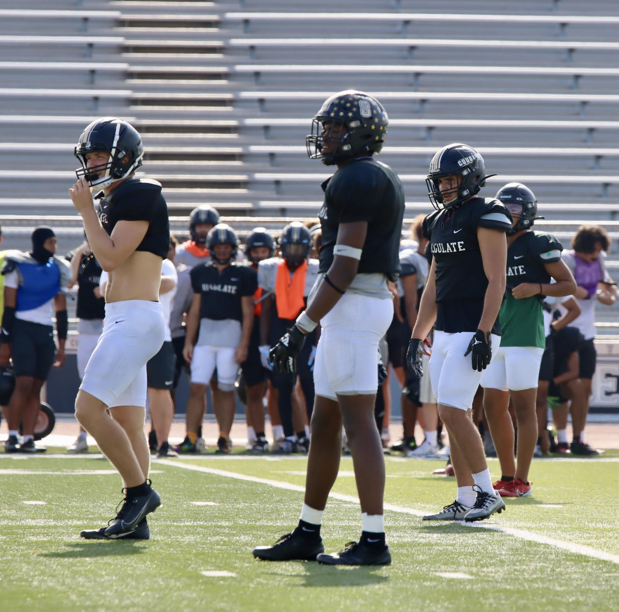 TCHS Football intra-squad scrimmage