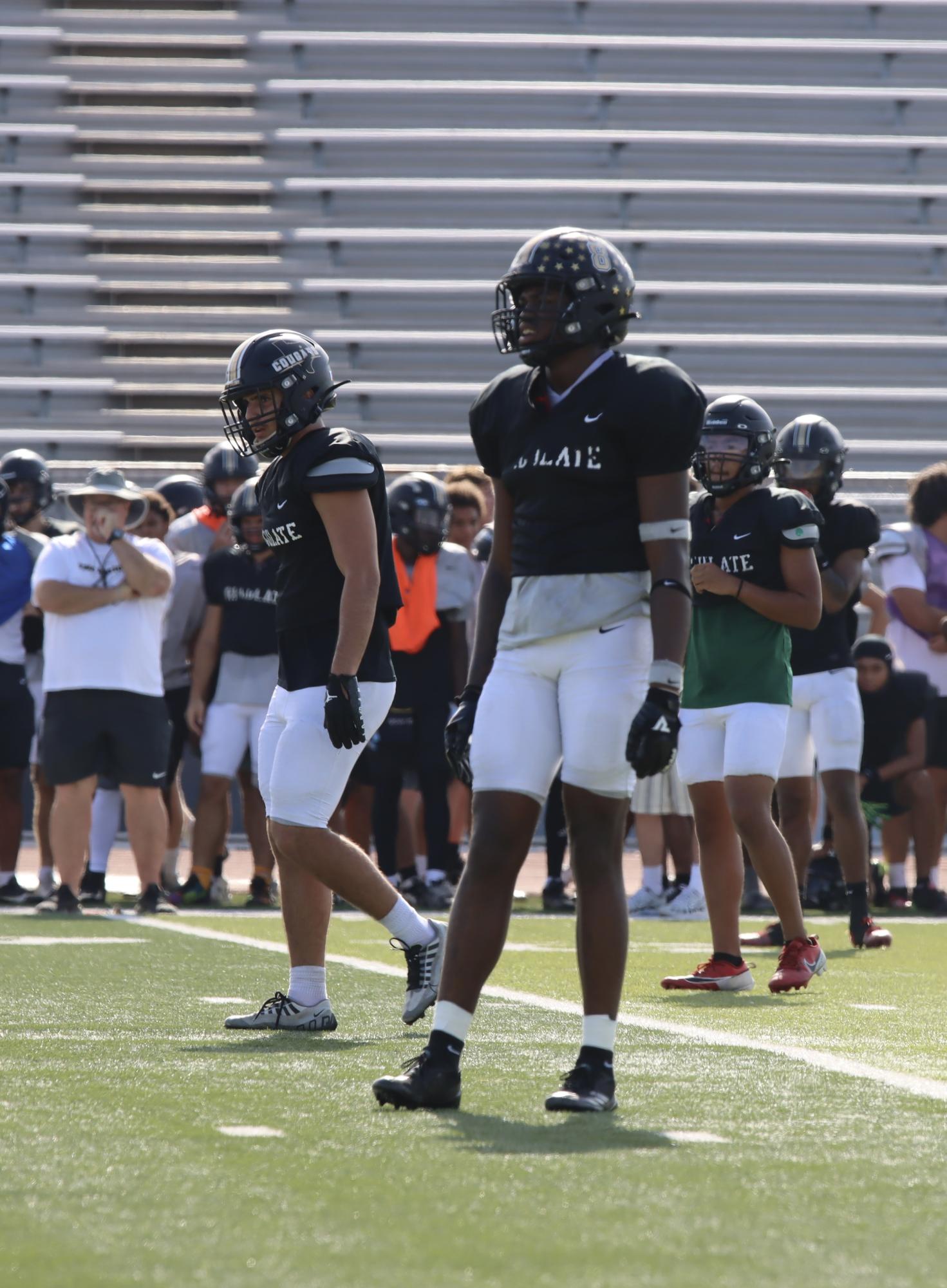 TCHS Football intra-squad scrimmage