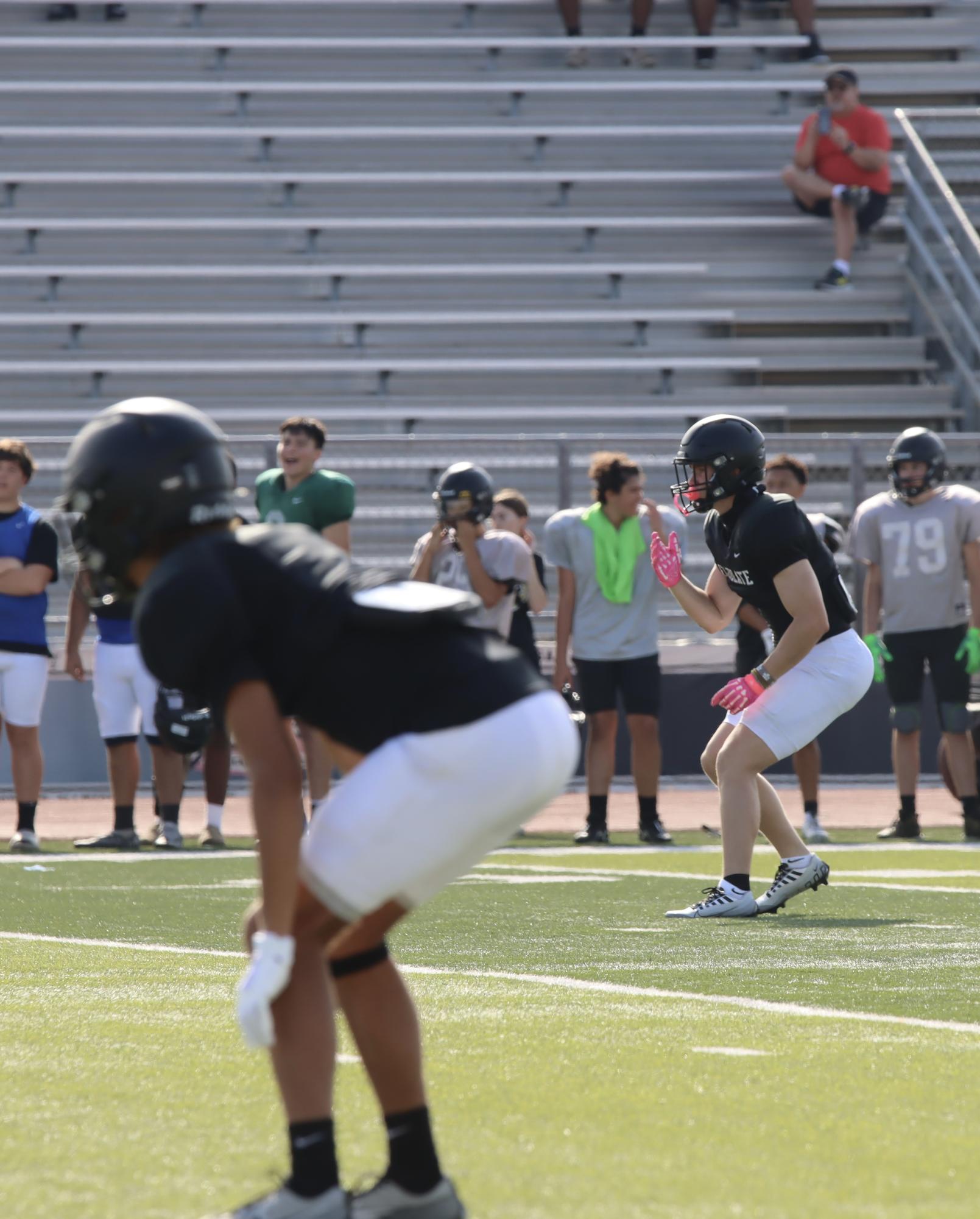 TCHS Football intra-squad scrimmage