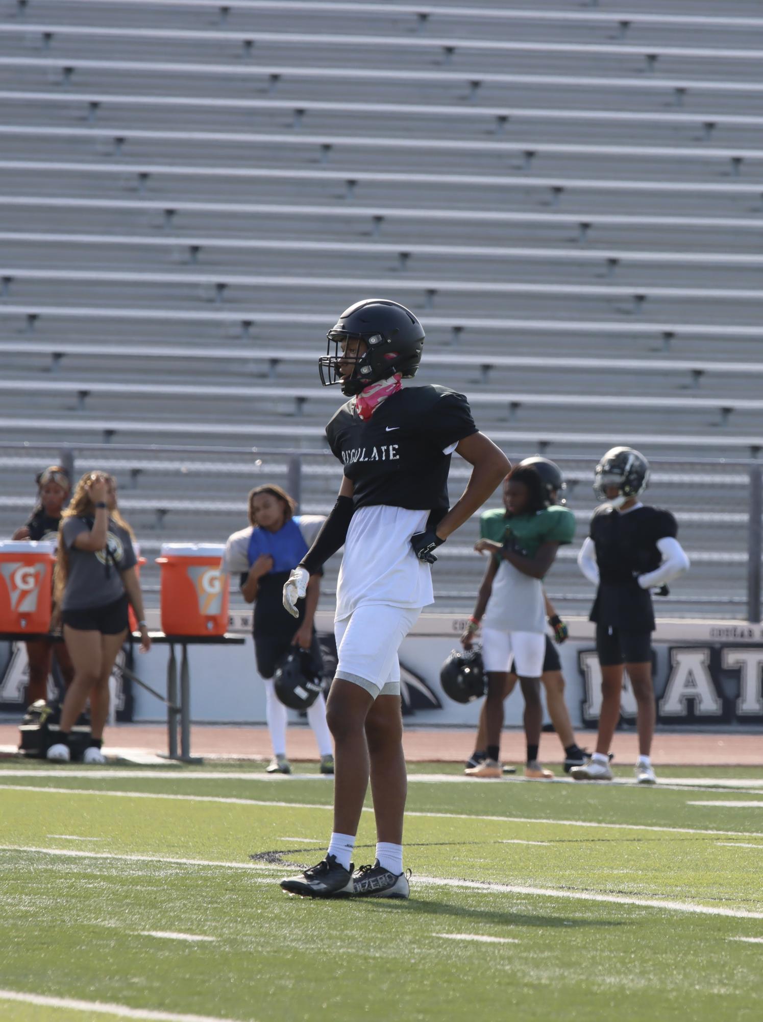 TCHS Football intra-squad scrimmage