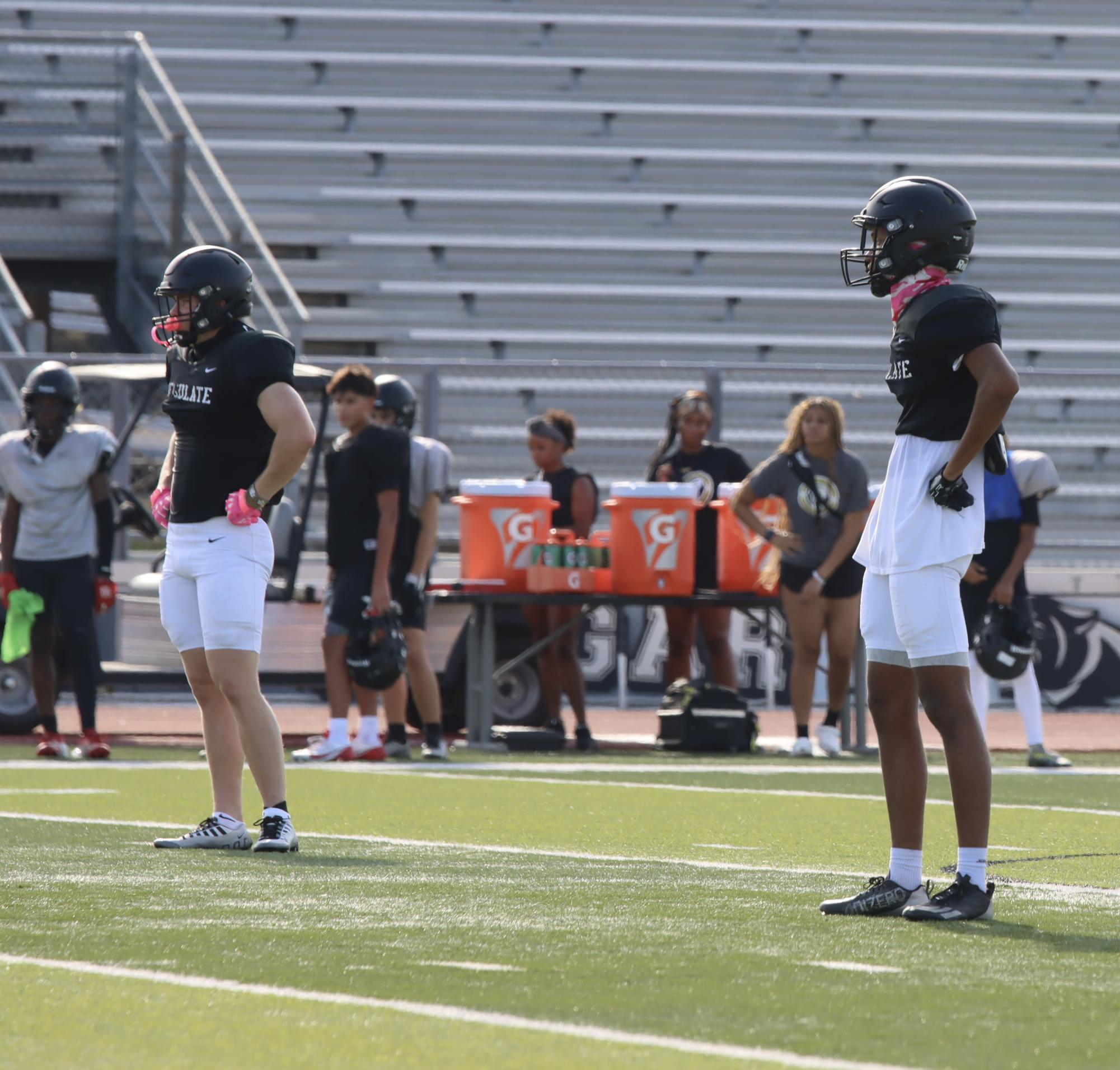 TCHS Football intra-squad scrimmage