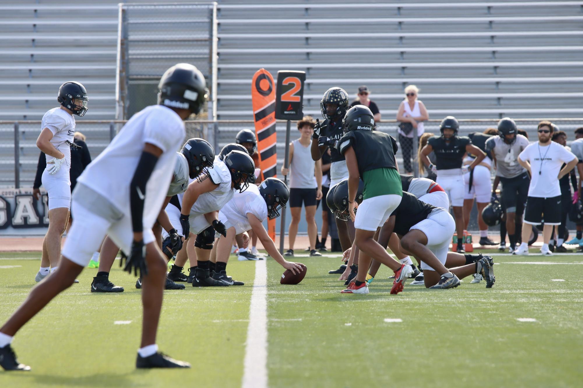 TCHS Football intra-squad scrimmage