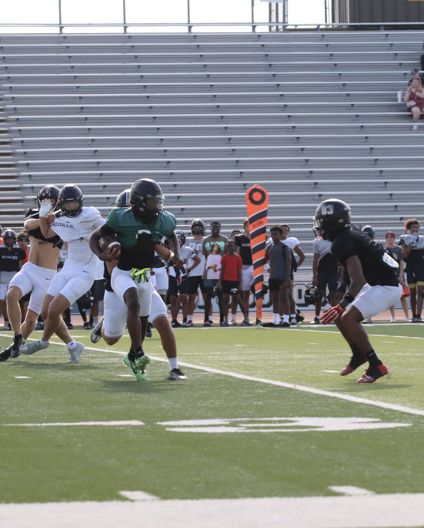 TCHS Football intra-squad scrimmage