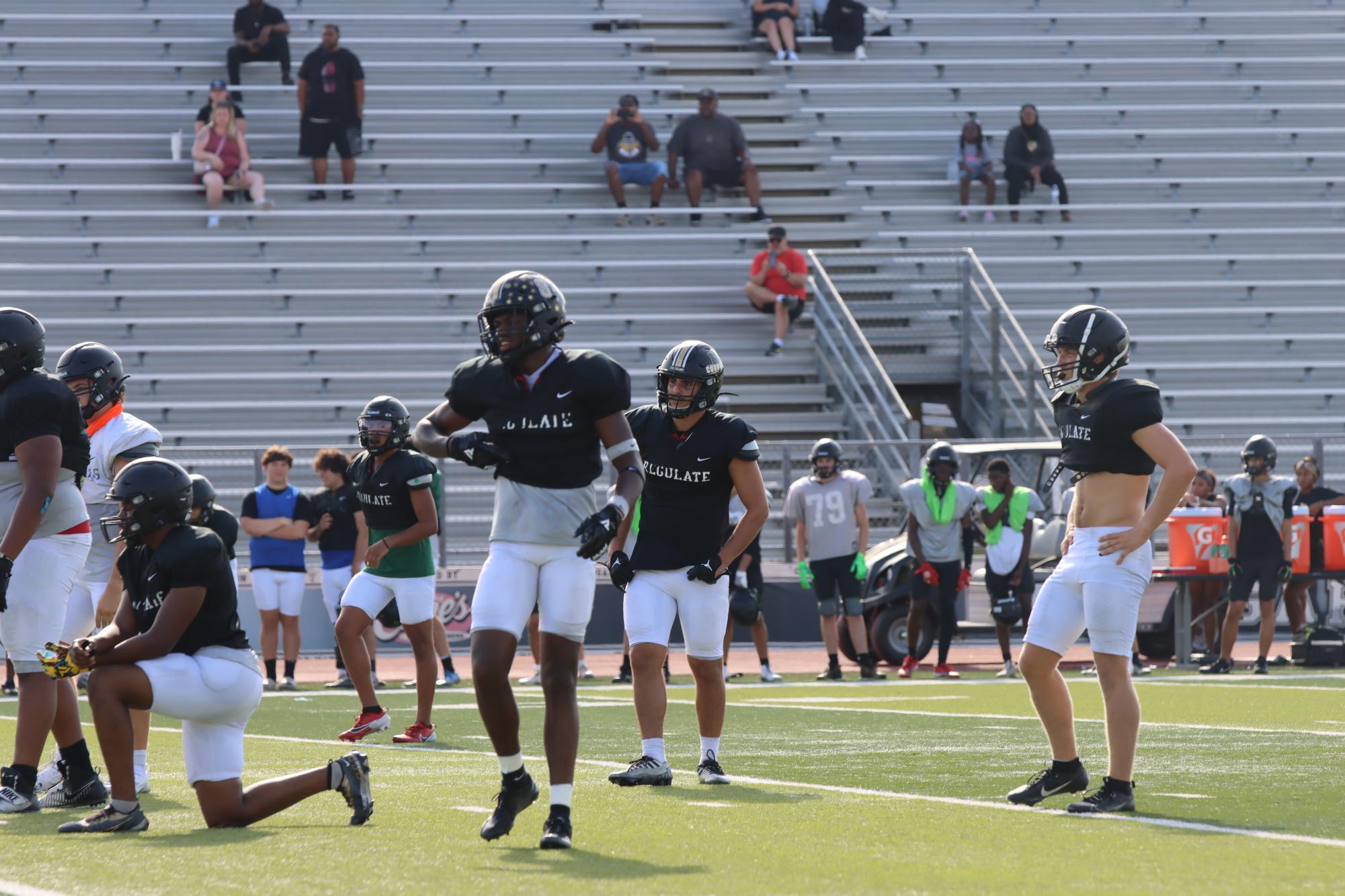 TCHS Football intra-squad scrimmage