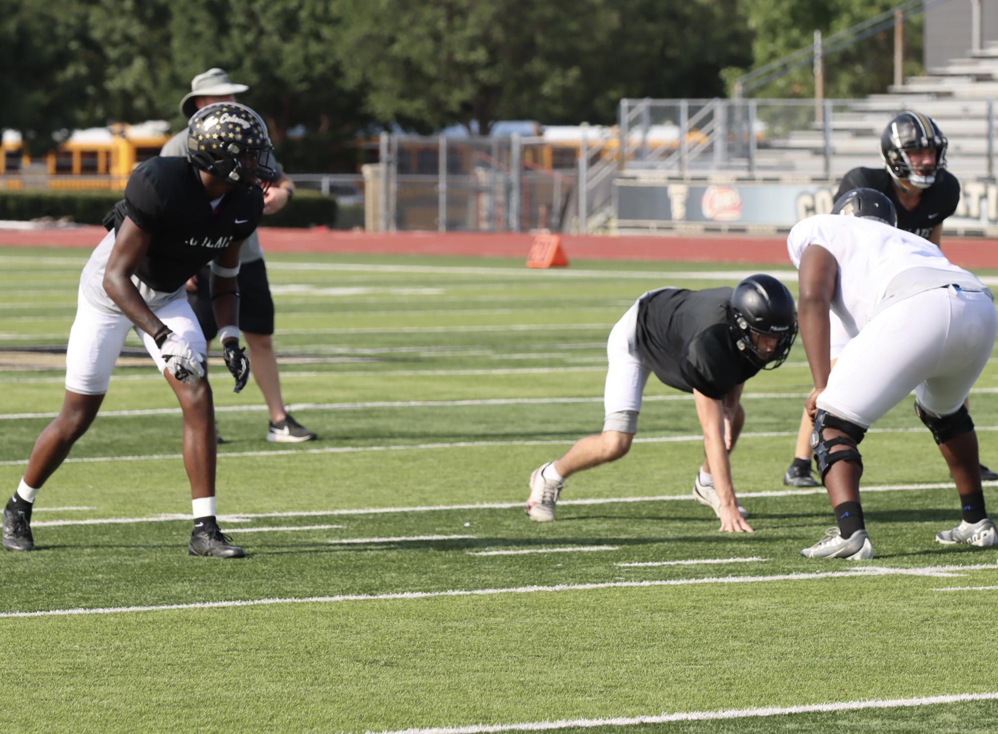 TCHS Football intra-squad scrimmage