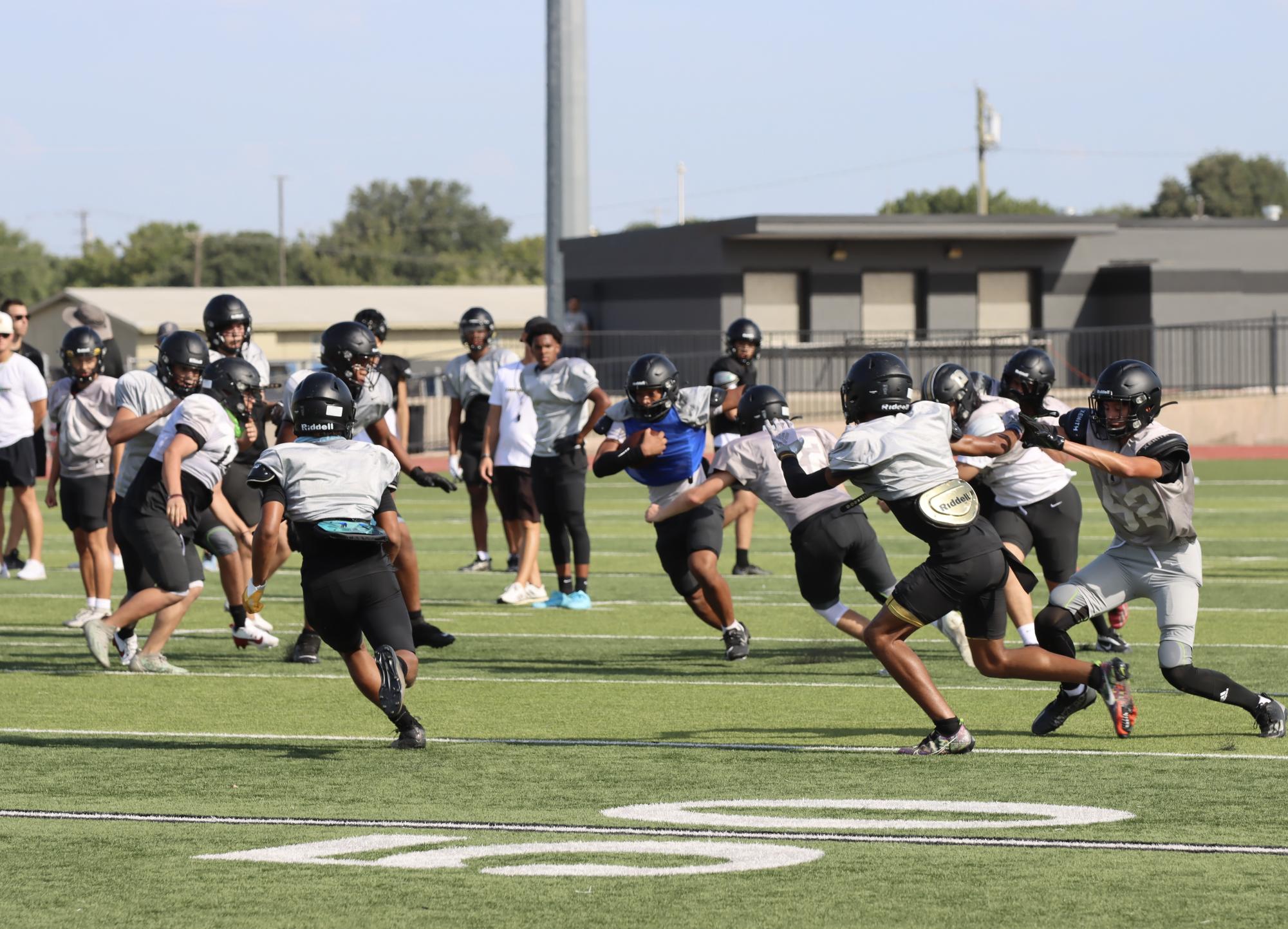 TCHS Football intra-squad scrimmage