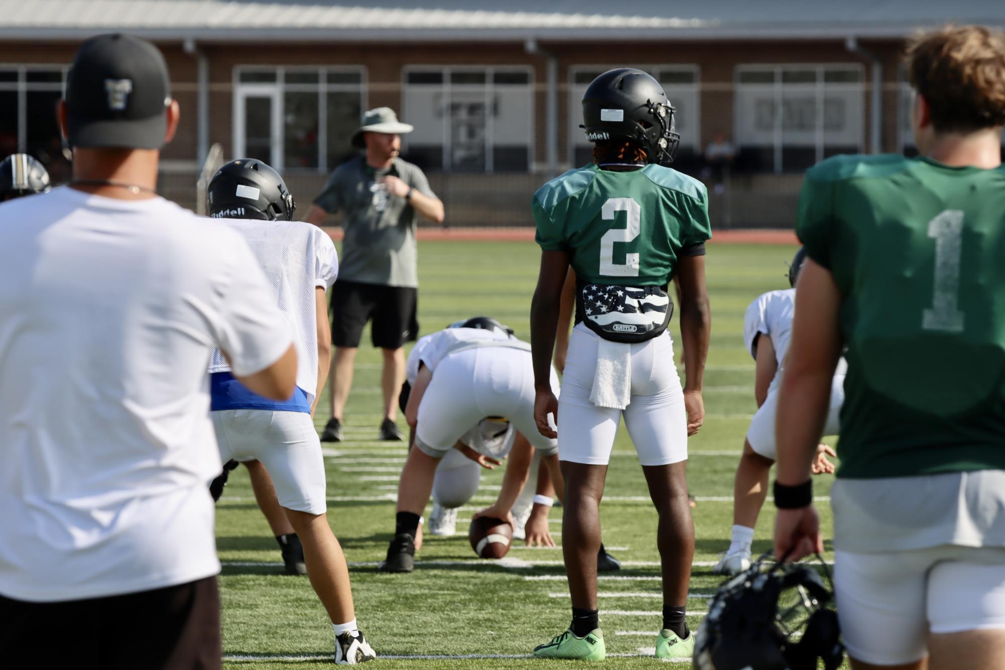 TCHS Football intra-squad scrimmage