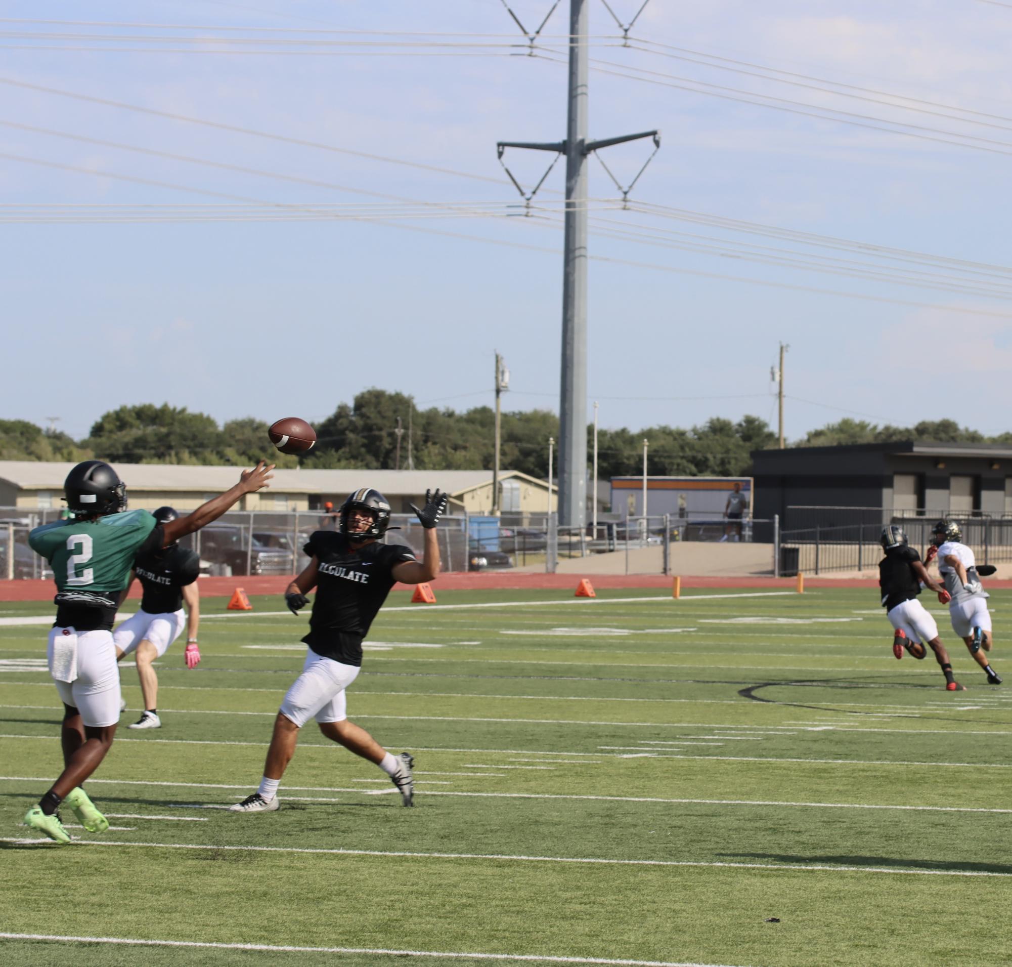 TCHS Football intra-squad scrimmage