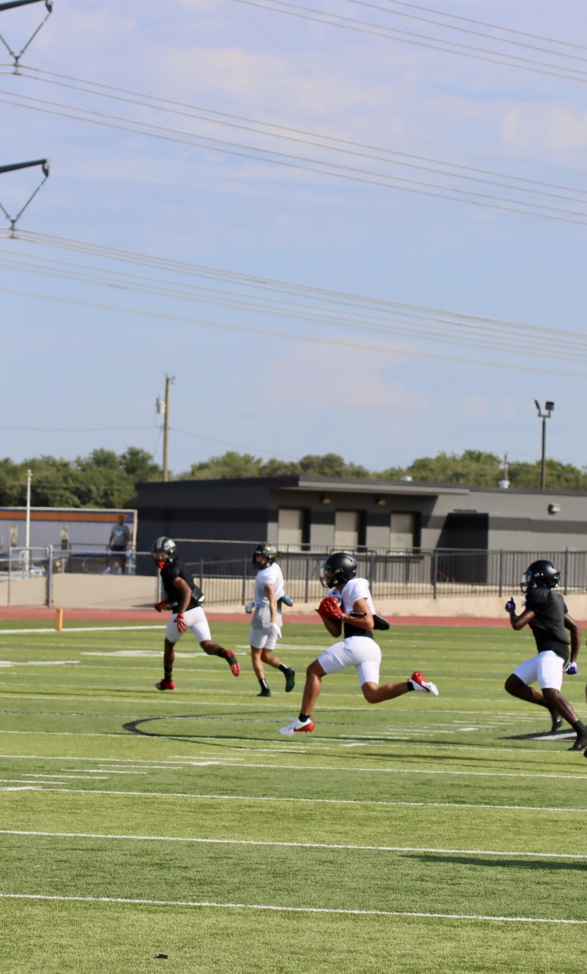 TCHS Football intra-squad scrimmage