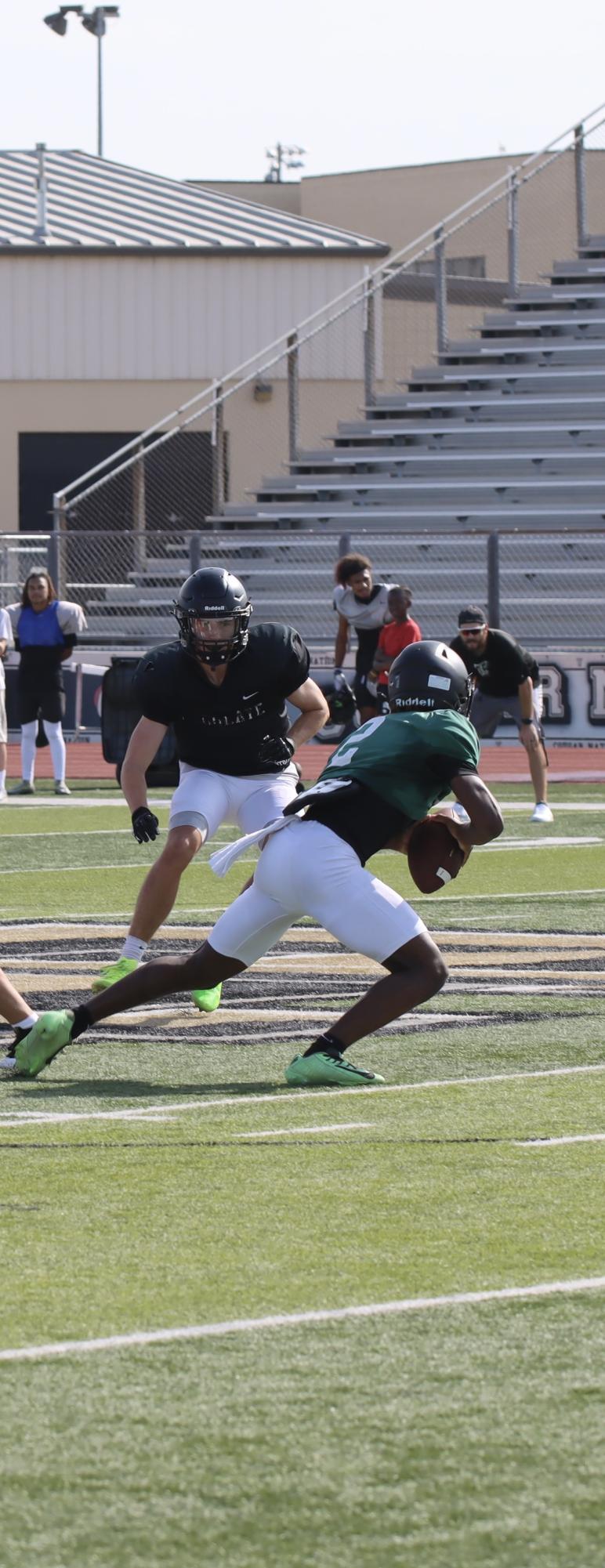 TCHS Football intra-squad scrimmage