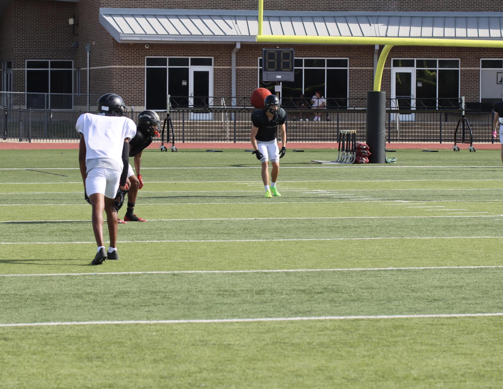 TCHS Football intra-squad scrimmage