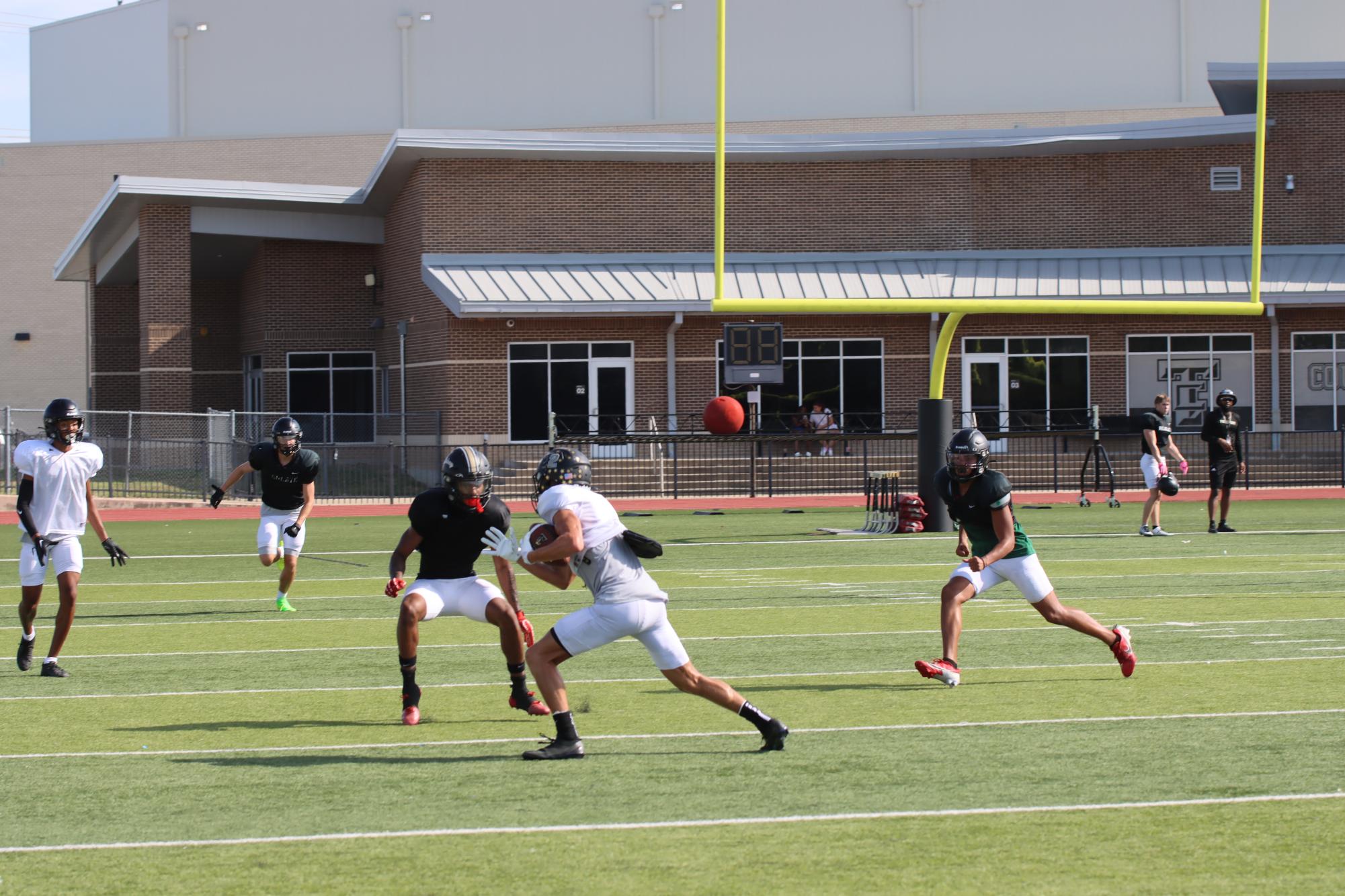 TCHS Football intra-squad scrimmage