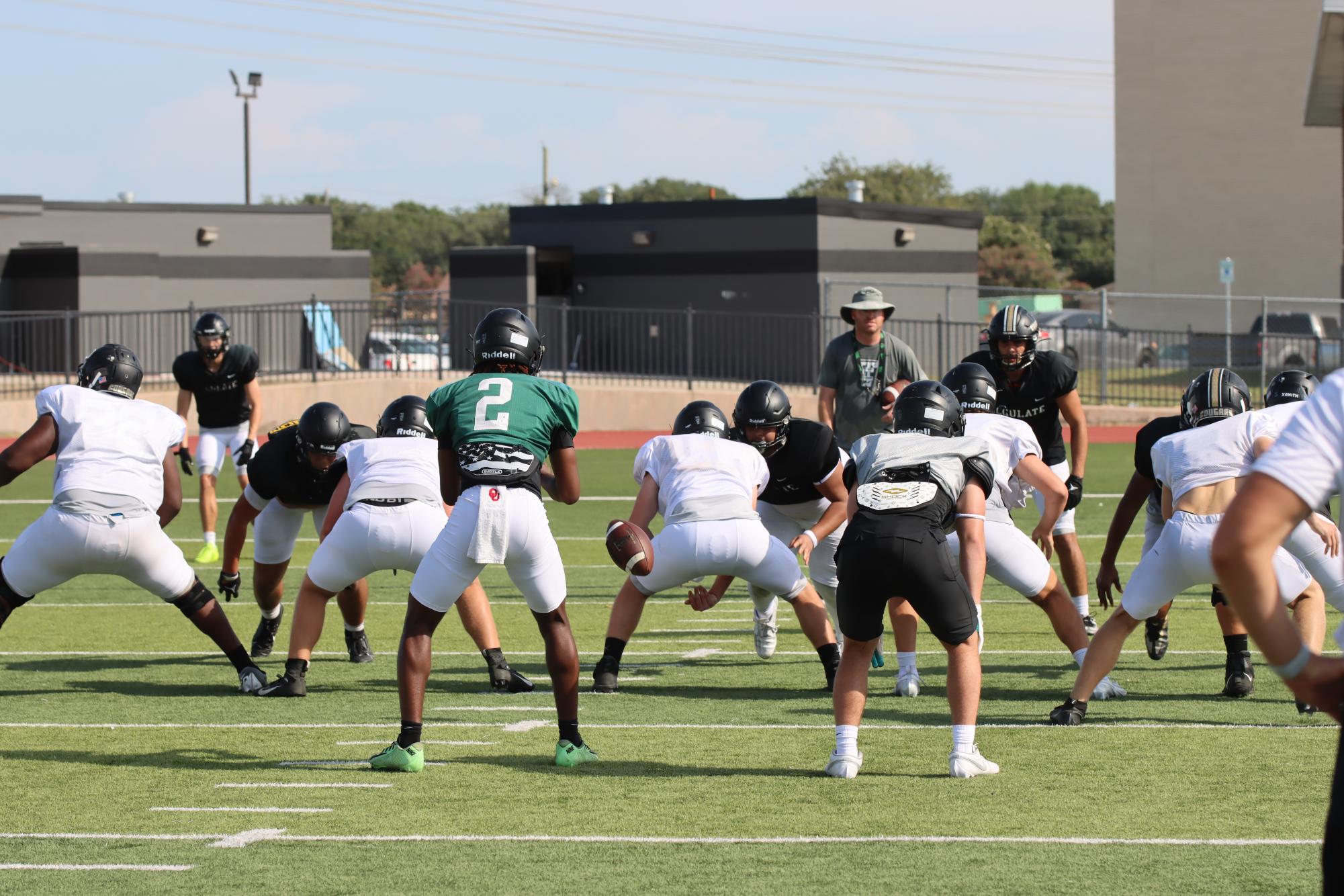 TCHS Football intra-squad scrimmage