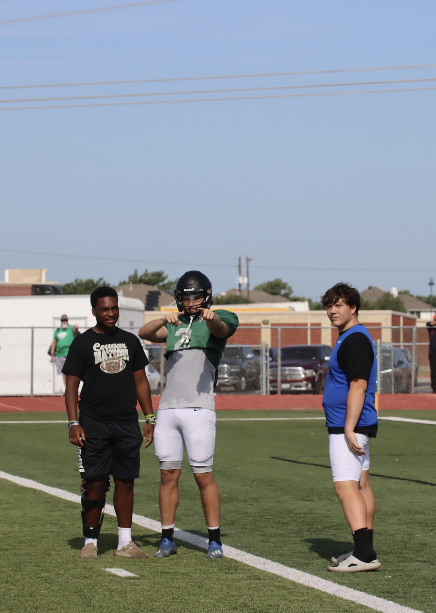 TCHS Football intra-squad scrimmage