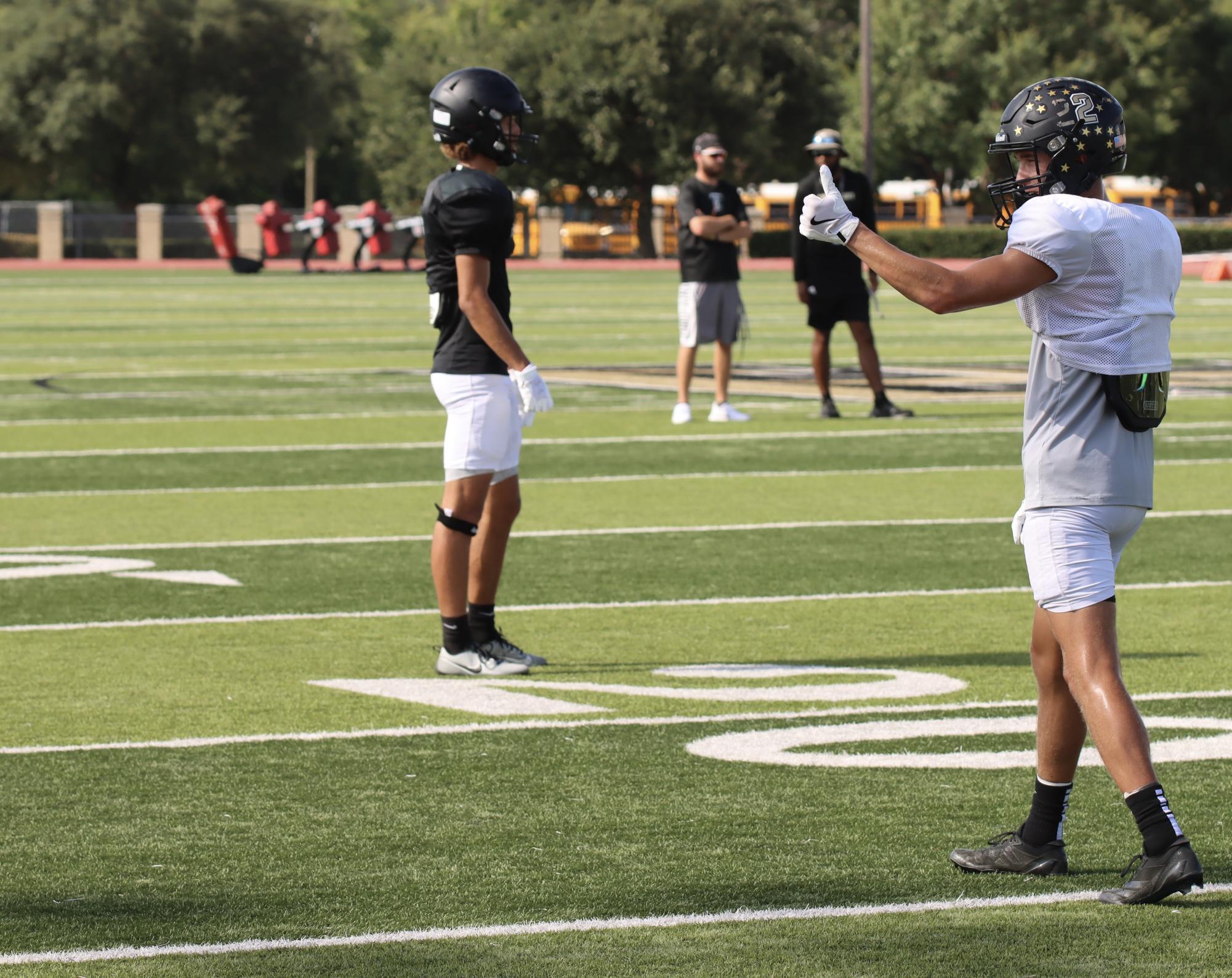 TCHS Football intra-squad scrimmage