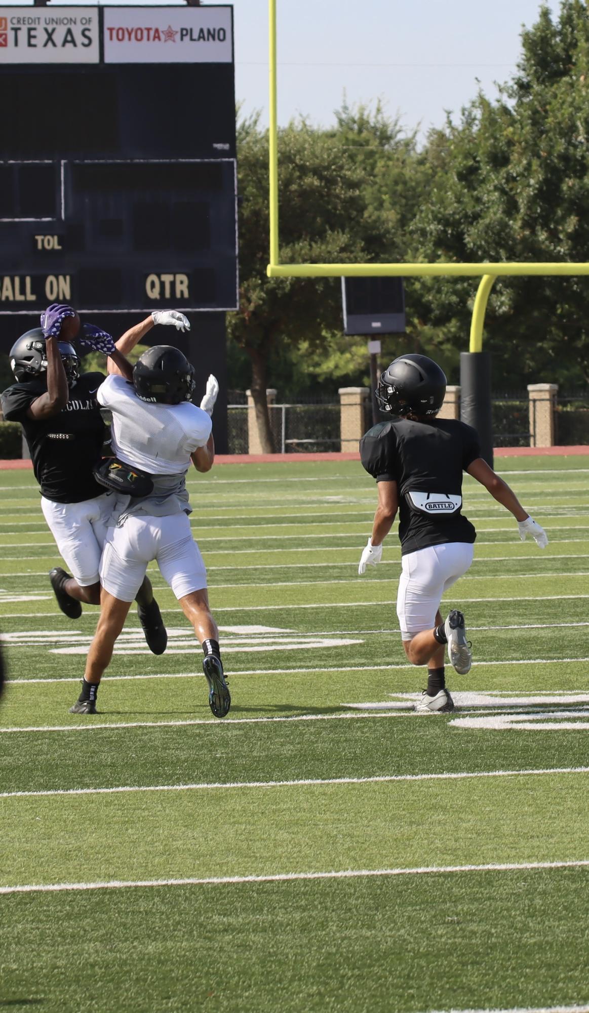 TCHS Football intra-squad scrimmage