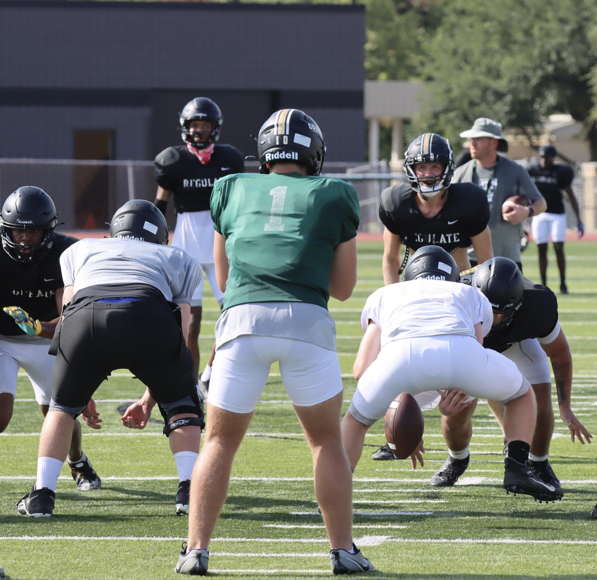 TCHS Football intra-squad scrimmage