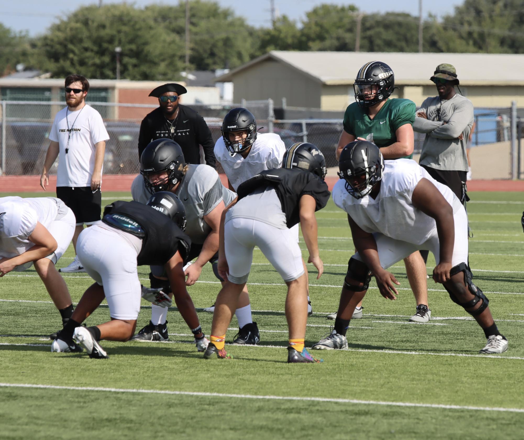 TCHS Football intra-squad scrimmage