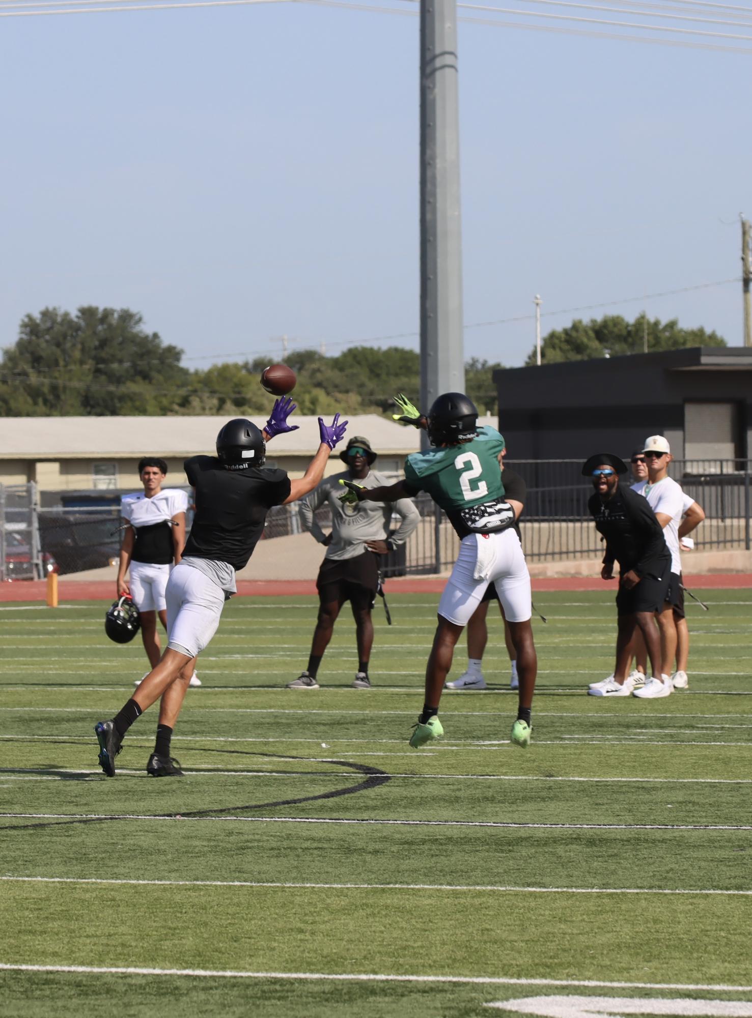 TCHS Football intra-squad scrimmage